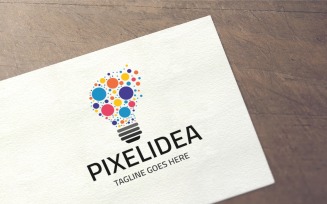 Pixelidea Logo Template