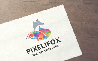 Pixelifox Logo Template