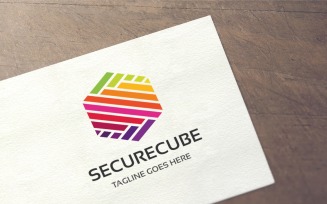 Secure Cube - Letter S Logo Template