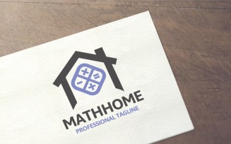 Math Home Logo Template