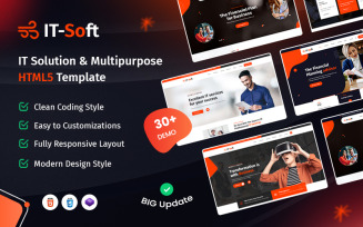 IT-Soft - IT Solutions and Multi-Purpose HTML5 Website Template