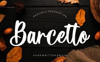 Barcetto Handwritten Brush Font