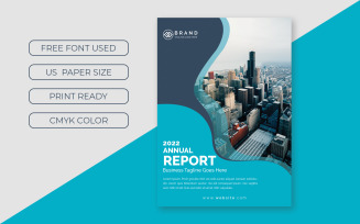Brochure Business Annual Report Cover Presentation