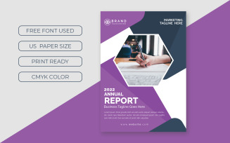 Brochure Business Annual Report Cover Presentation