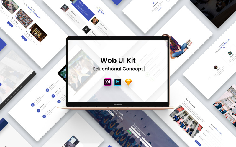 Educational Web UI Kit UI Element
