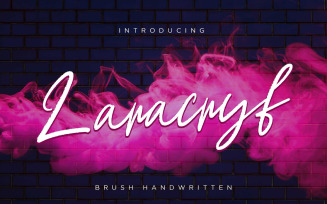 Laracryf Brush Handwritten Font