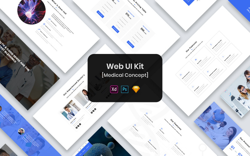 Medical Web UI Kit UI Element