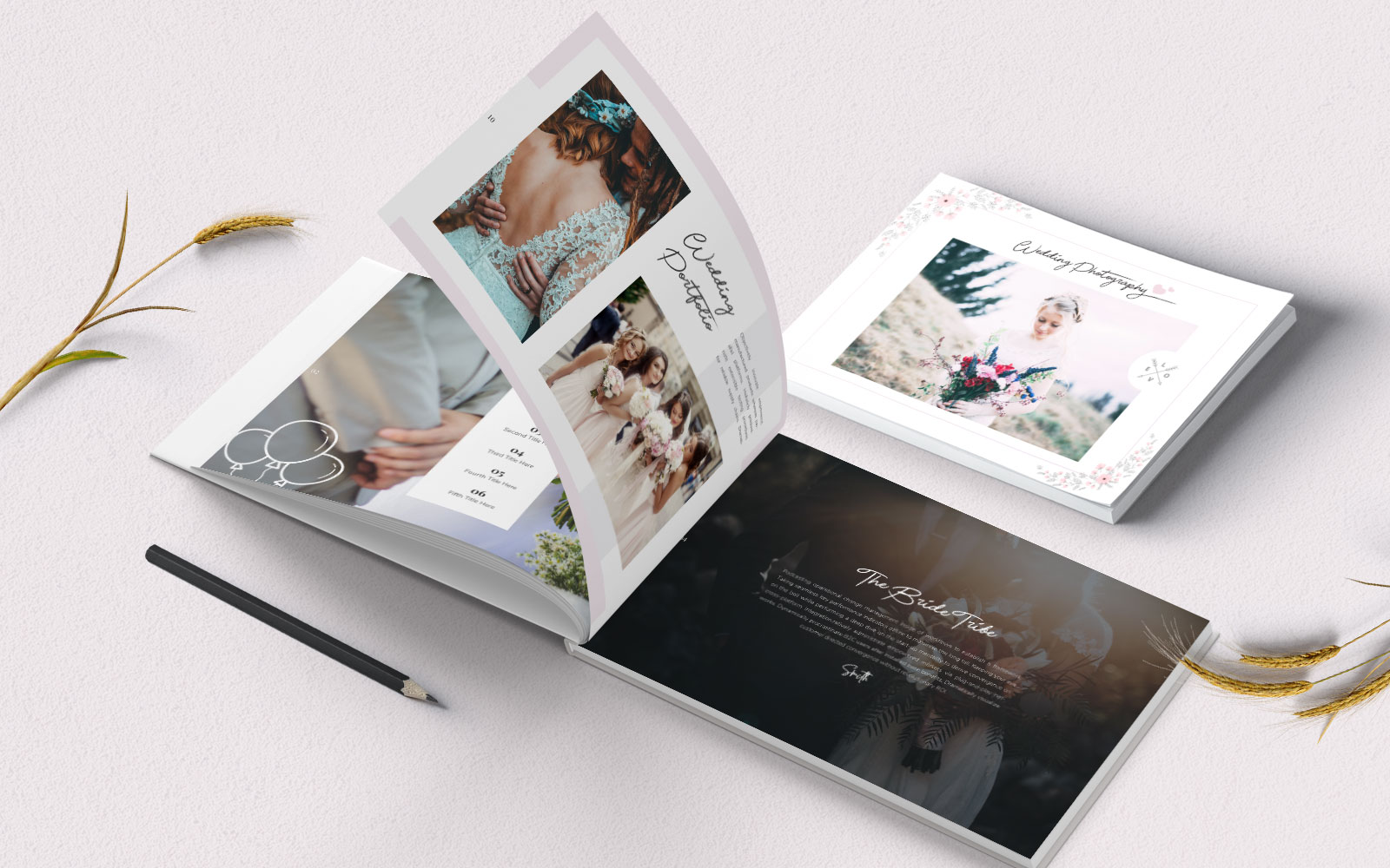 Unternehmensidentität Vorlage namens "Graphic Designer Portfolio Brochure" #157422