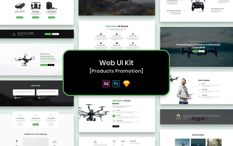Web UI Kit Product UI Element