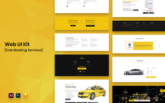 Cab Booking Web UI Kit