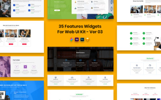 35 Features Widgets for Web UI Kit Ver-03