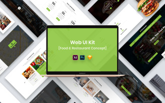 Food and Restaurant Web UI Kit