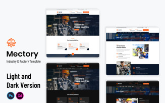 Mectory Industrial Template UI Elements