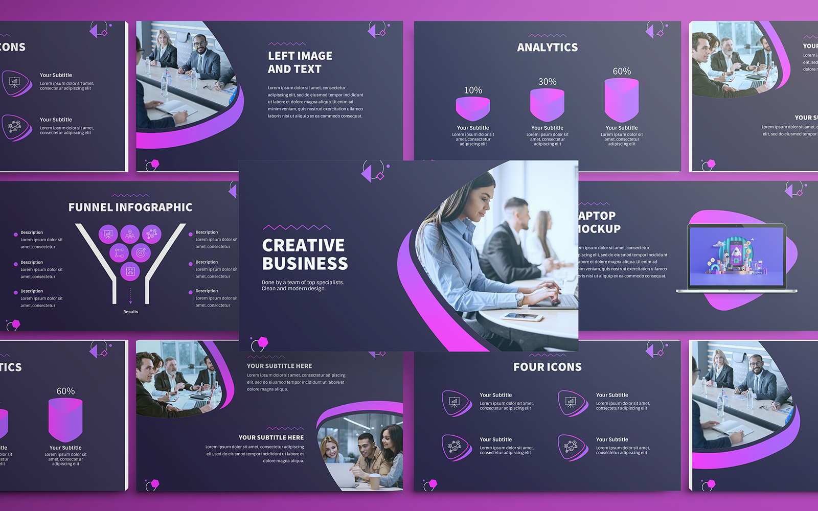 Modello Keynote #157580 "Creative Business"
