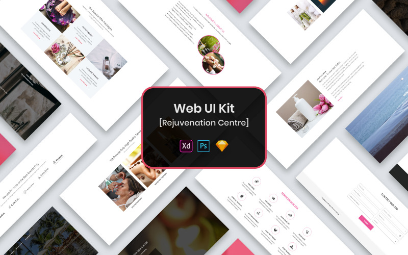 Rejuvenation Centre Web UI Kit UI Element