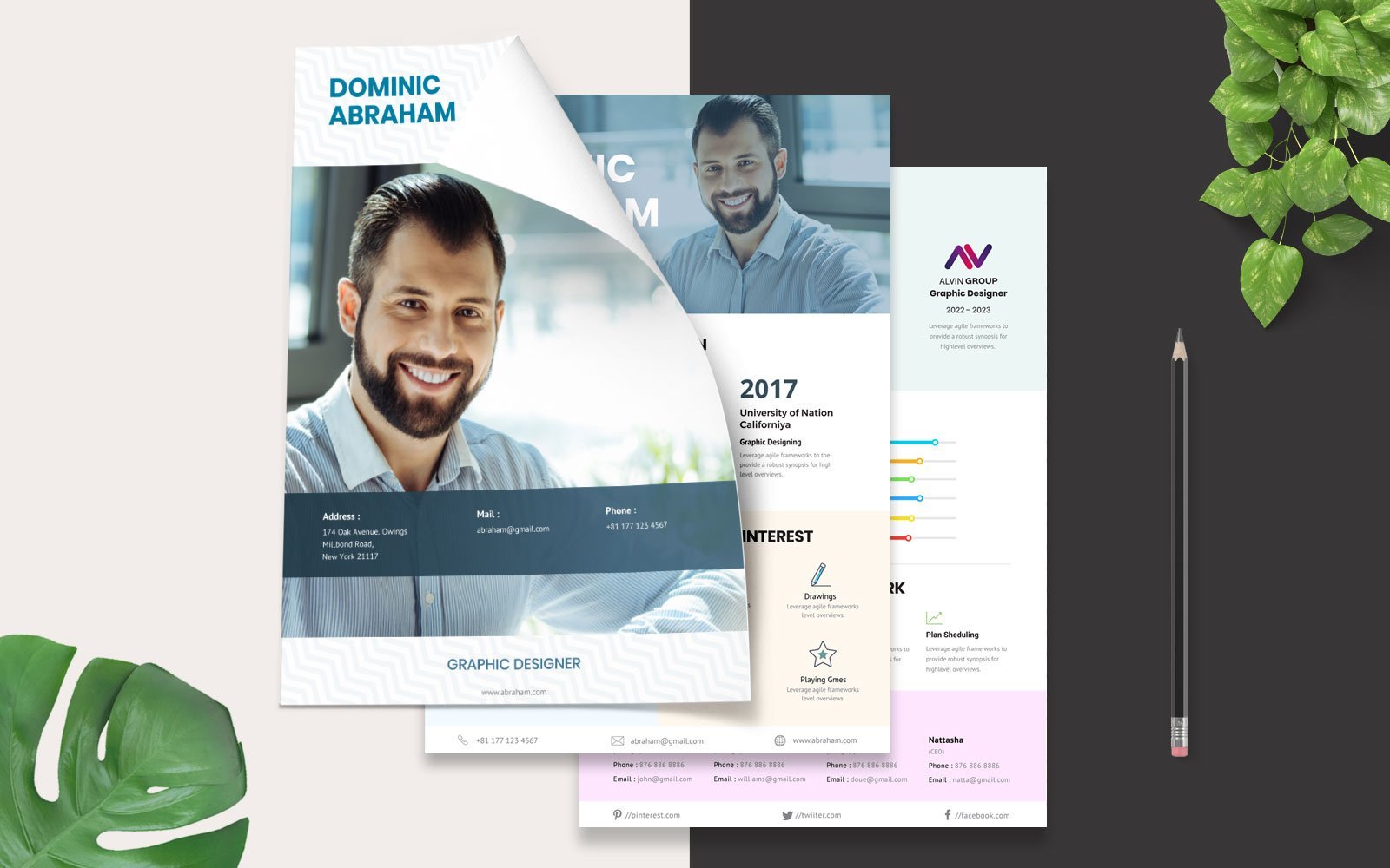 Kit Graphique #157892 Creative Cv Divers Modles Web - Logo template Preview