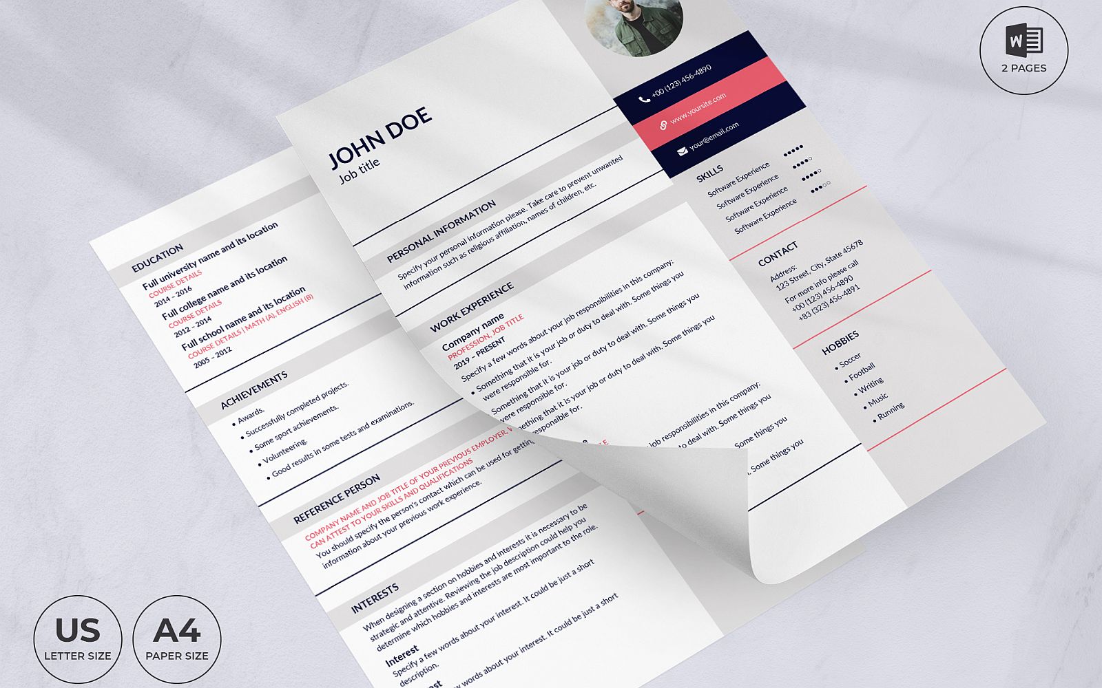 Kit Graphique #157895 Resume Template Divers Modles Web - Logo template Preview