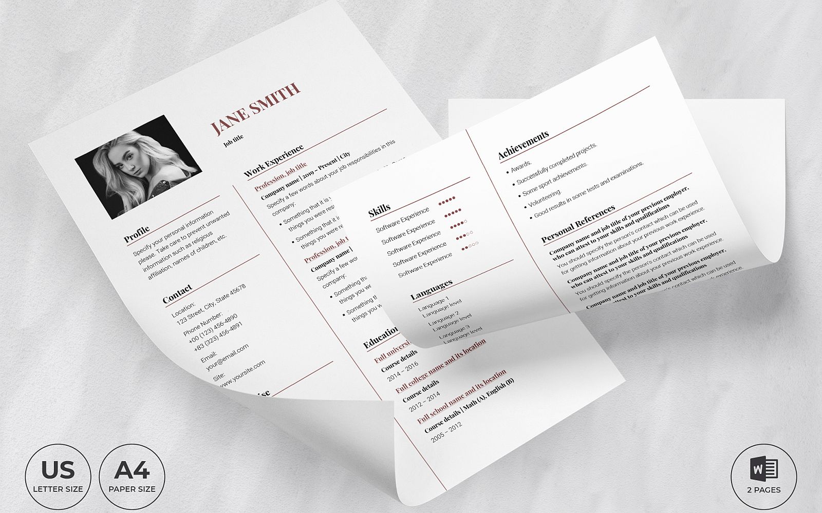 Template #157896 Template Word Webdesign Template - Logo template Preview