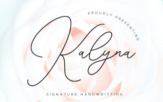 Kalyna Signature Handwriting Font