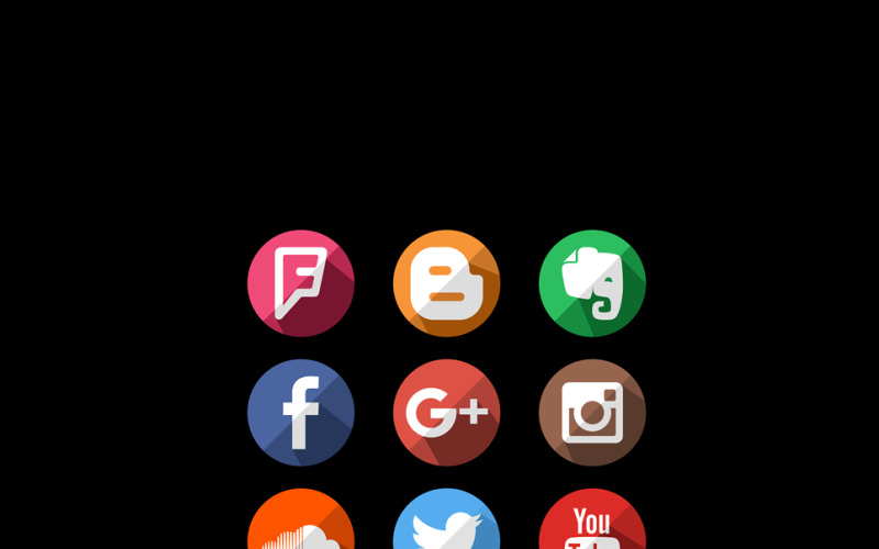 50 Social Media Pro Iconset Icon Set