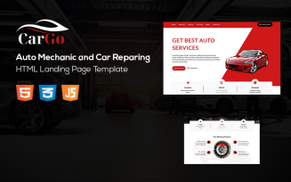 Cargo - Auto Mechanic and Car Reparing Landing Page Template