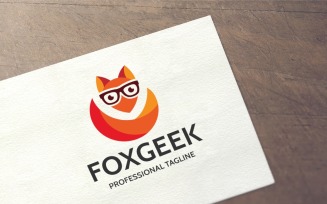 Fox Geek Logo Template