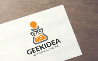 Geek Idea Logo Template