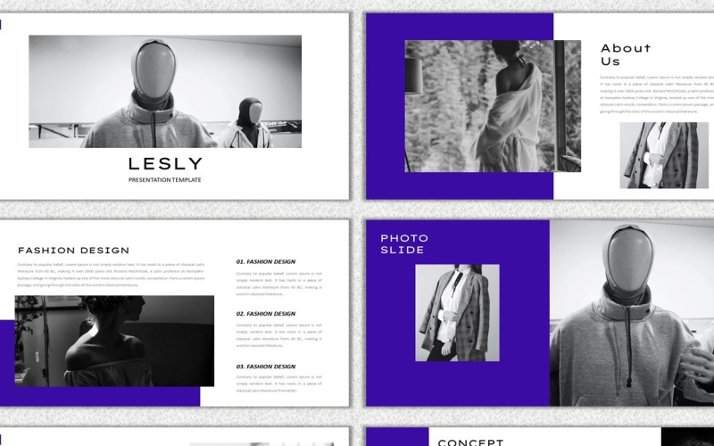 LESLY PowerPoint template PowerPoint Template
