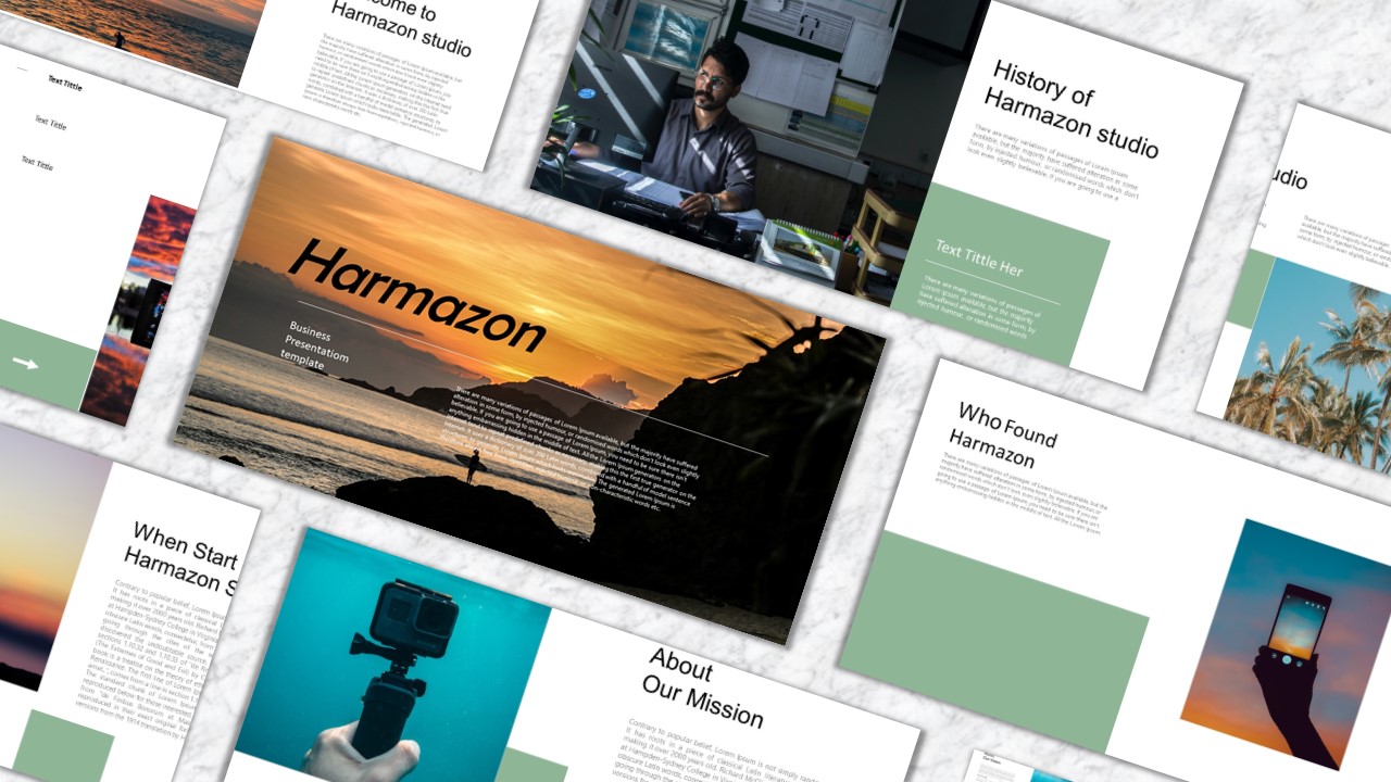 Premium Harmazon Google Slides #157927