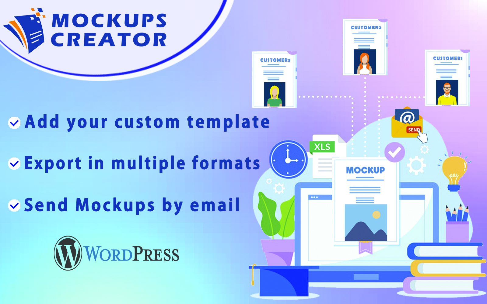 WordPress Plugin "Mockups Creator - Automatic Mockups Generator" #157939