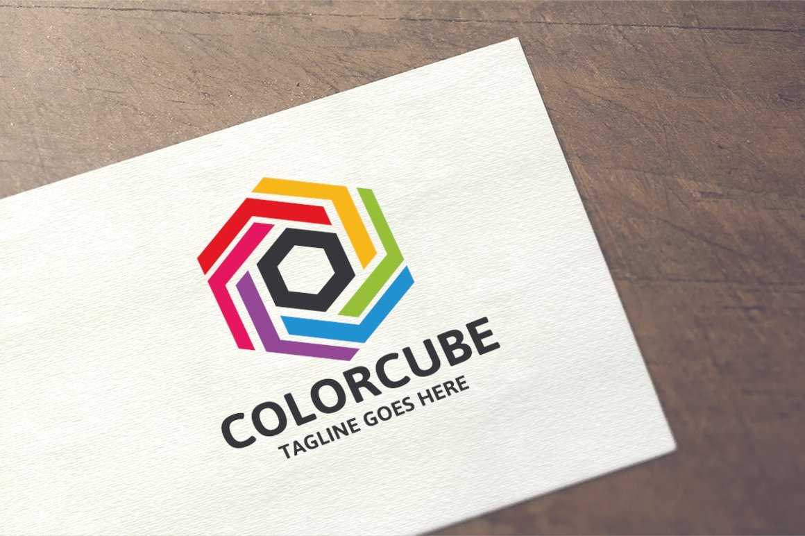 Template #158031 Colorful Cube Webdesign Template - Logo template Preview