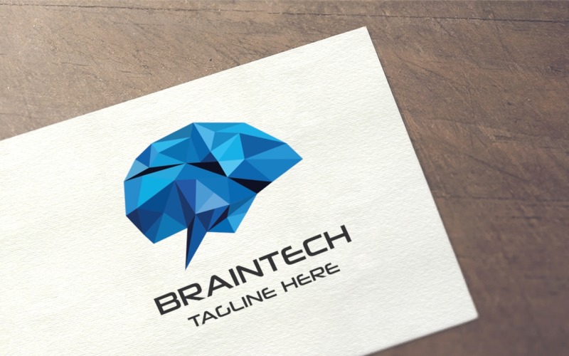 Brain Technology Logo Template