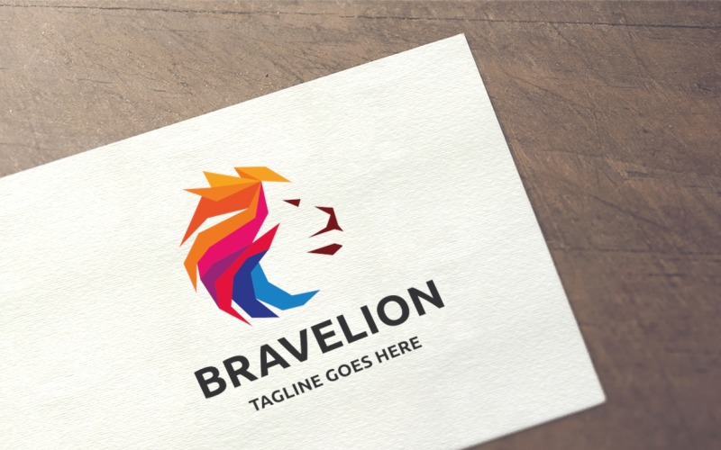 Brave Lion Logo Template