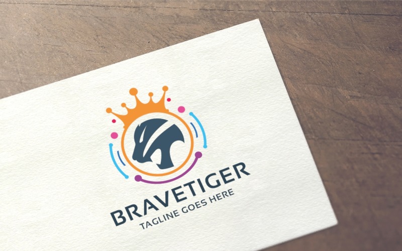 Brave Tiger Logo Template