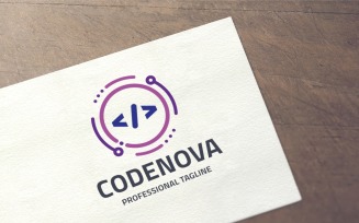 CodeNova Logo Template