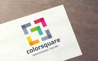 Color Square Logo Template