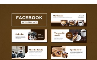 Facebook Cover Coffeday Social Media Template