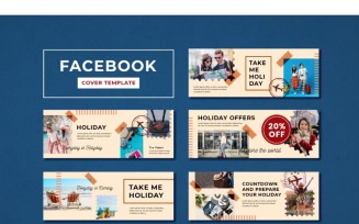 Facebook Cover Holiday Offers Social Media Template