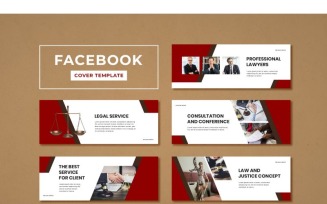 Facebook Cover Legal Service Social Media Template