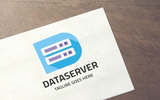 Pro Data Server Letter D Logo Template