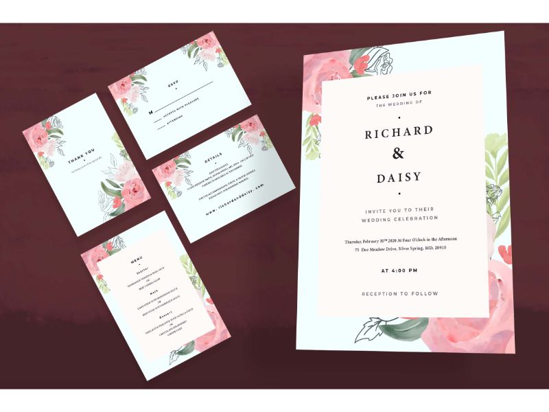 Kit Graphique #158191 Card Mariage Divers Modles Web - Logo template Preview