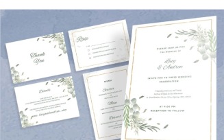 Wedding Invitation 5 White Merry - Corporate Identity Template