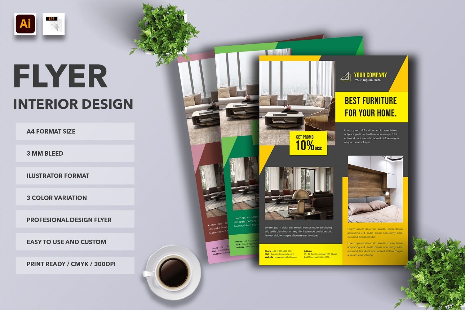 Template #158214 Business Flyer Webdesign Template - Logo template Preview