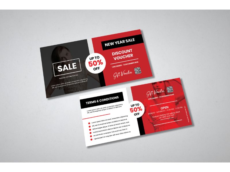 Template #158277 Voucher Coupon Webdesign Template - Logo template Preview