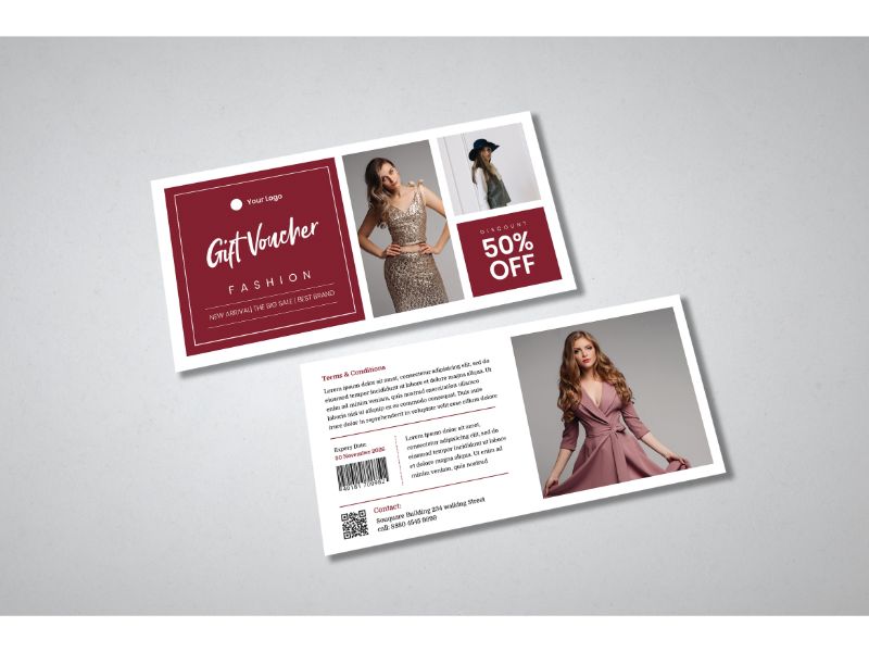 Template #158282 Voucher Coupon Webdesign Template - Logo template Preview