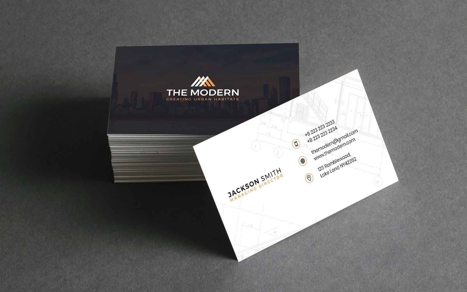 Template #158285 Business Card Webdesign Template - Logo template Preview