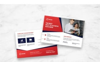 Postcard Best Way To Sucess - Corporate Identity Template