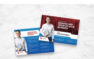 Postcard Manage Business - Corporate Identity Template
