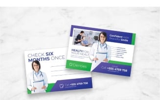 Postcard Medical Check - Corporate Identity Template