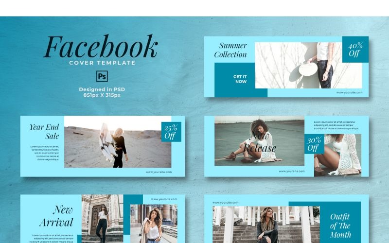 Facebook Cover Release Social Media Template